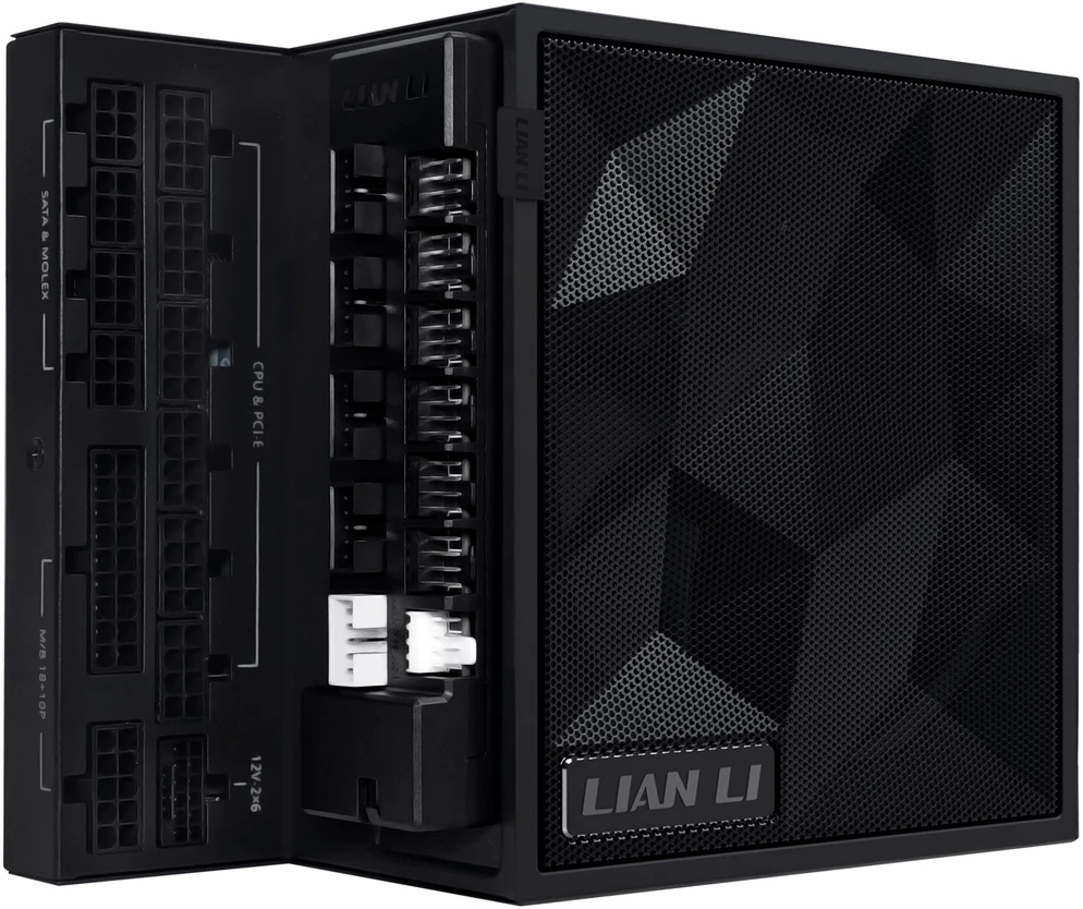 Lian Li EDGE GOLD 1000 80 PLUS Gold maitinimo šaltinis, PCIe 5.1, ATX 3.1 × 1000 vatų, juodas, įskaitant USB šakotuvą