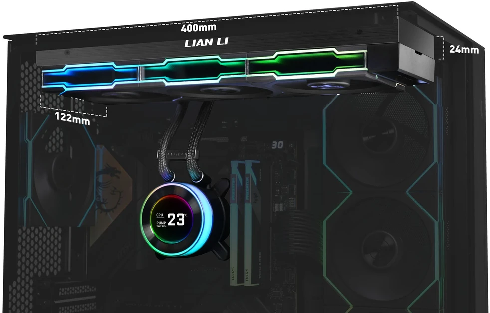 Lian Li HYDROSHIFT II LCD-C 360TL ARGB A