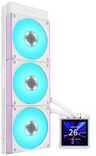 Lian Li HydroShift II LCD-S 360CL AiO Vanduo Cooling, RGB, LCD ekranas – 360 mm, baltas