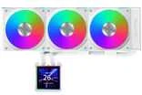 Lian Li HydroShift II LCD-S 360CL AiO Vanduo Cooling, RGB, LCD ekranas – 360 mm, baltas
