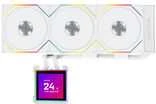 Lian Li HydroShift II LCD-S 360TL AiO Vanduo Cooling, RGB, LCD Ekranas – 360mm, baltas