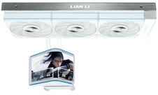 Lian Li HydroShift II OLED Curved 360 UNI FAN P28 AiO Vanduo Cooling, 360 mm, OLED Ekranas, P28 Fan & Baltas