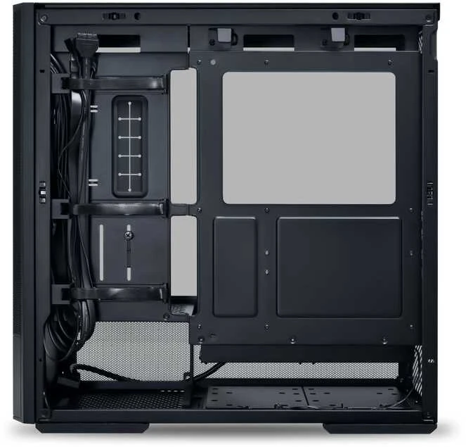 Lian Li LANCOOL 207 PC kompiuterio korpusas, Midi-Tower, ATX, Tempered Glass – juodos spalvos