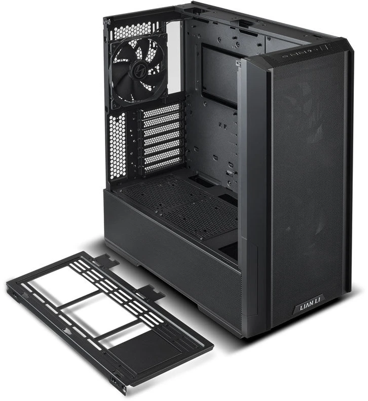 Lian Li LANCOOL 216 kompiuterio korpuso rinkinys + HYDROSHIFT II LCD-C 360TL AiO - juodas