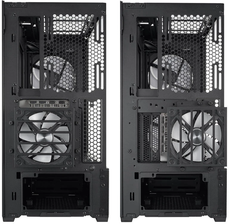Lian Li LANCOOL 216 kompiuterio korpuso rinkinys + HYDROSHIFT II LCD-C 360TL AiO - juodas