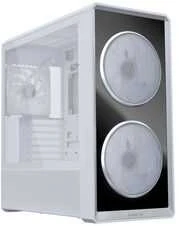 Lian Li LANCOOL 217 INF PC-Gehäuse Bundle + HydroShift II LCD-S 360TL AIO + 3x UNI FAN SL-INF 120 Reverse Blade Lüfter - baltas