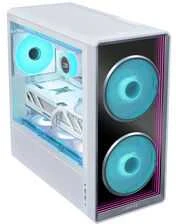 Lian Li LANCOOL 217 INF PC-Gehäuse Bundle + HydroShift II LCD-S 360TL AIO + 3x UNI FAN SL-INF 120 Reverse Blade Lüfter - baltas