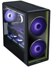 Lian Li LANCOOL 217 INF PC-Gehäuse Bundle + HydroShift II LCD-S 360TL AIO + 3x UNI FAN SL-INF 120 Reverse Blade Lüfter - juodas