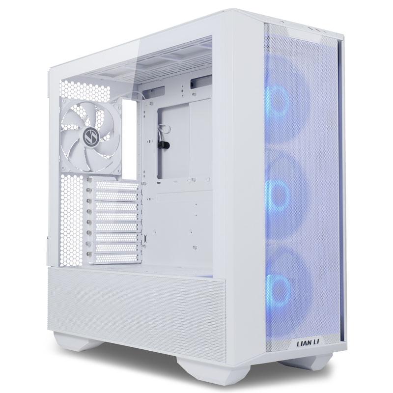 Lian Li LANCOOL III E-ATX korpusas, midi tower, RGB - baltas