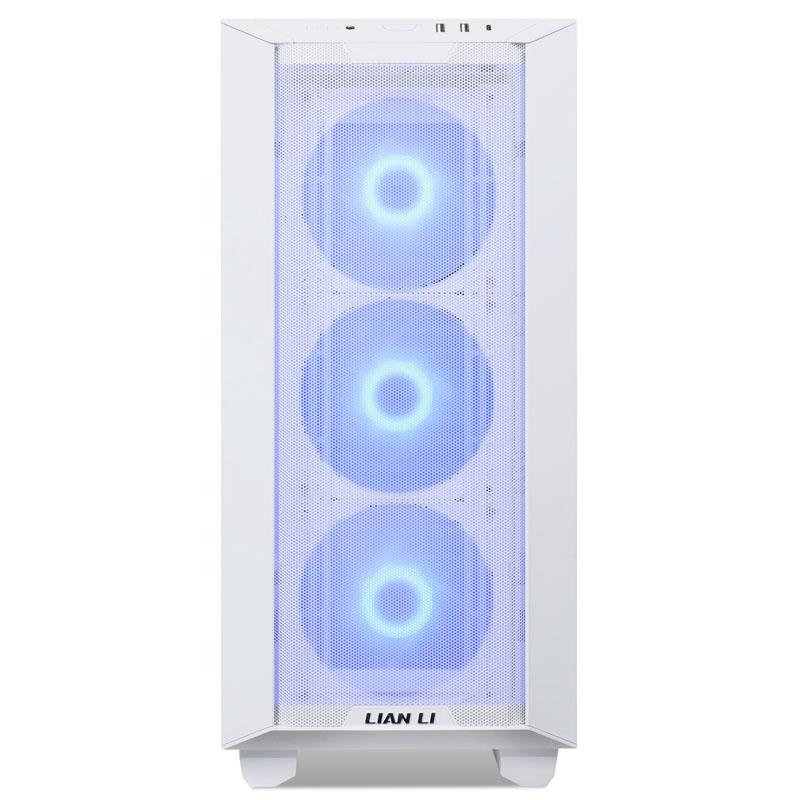 Lian Li LANCOOL III E-ATX korpusas, midi tower, RGB - baltas