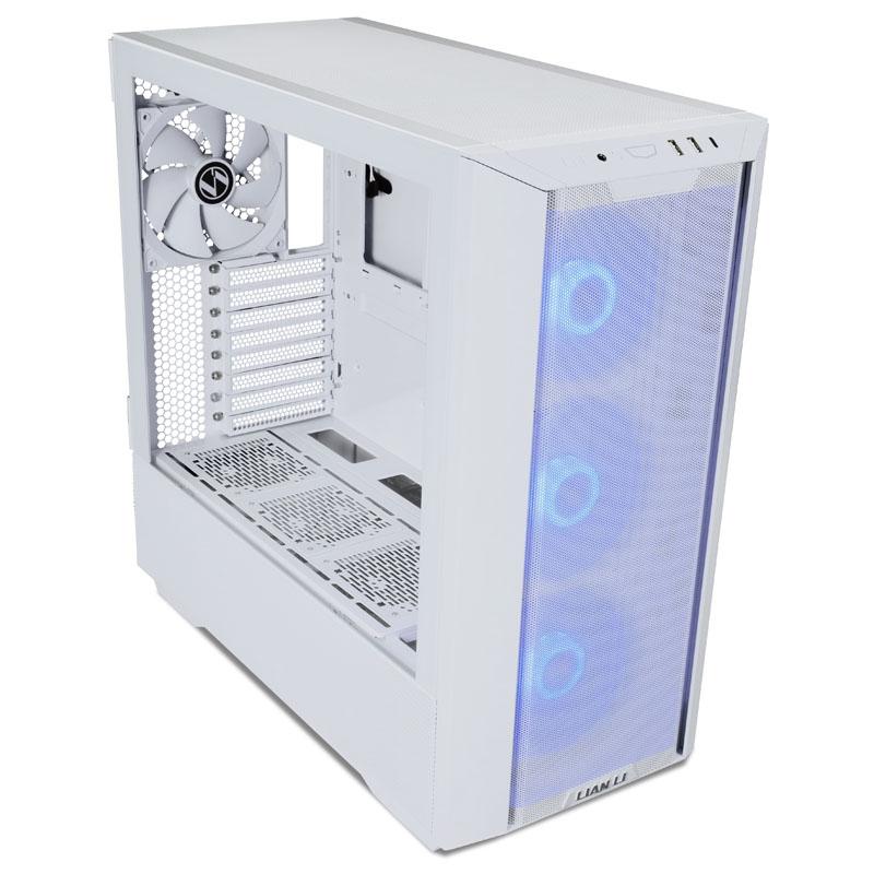 Lian Li LANCOOL III E-ATX korpusas, midi tower, RGB - baltas