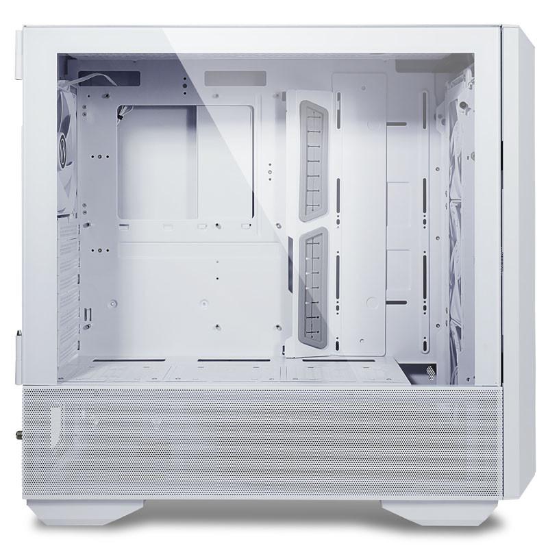 Lian Li LANCOOL III E-ATX korpusas, midi tower, RGB - baltas