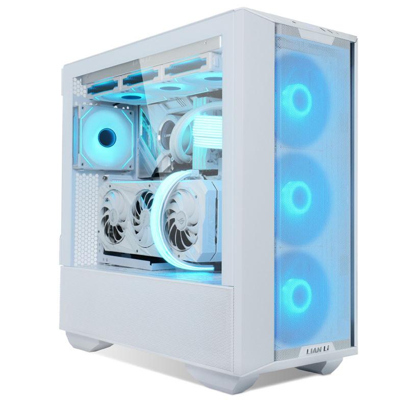 Lian Li LANCOOL III E-ATX korpusas, midi tower, RGB - baltas