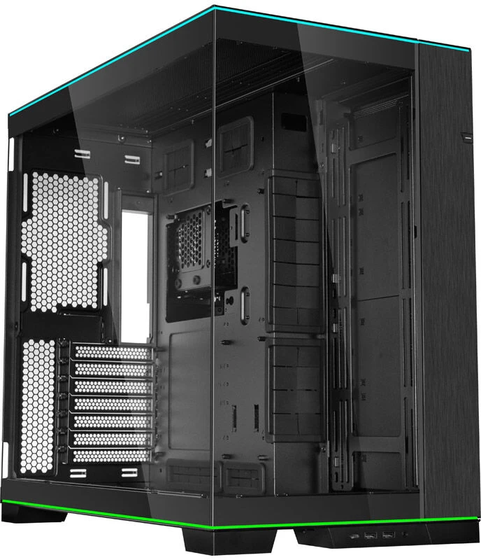 Lian Li O11 Dynamic EVO RGB PC Case Bundle + HydroShift II LCD-S 360TL AiO - Juodas