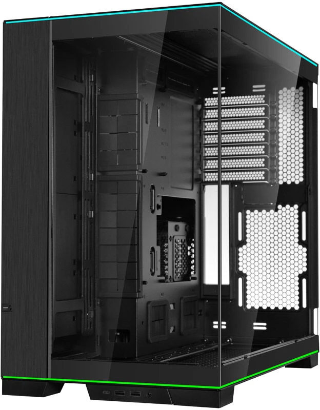 Lian Li O11 Dynamic EVO RGB PC Case Bundle + HydroShift II LCD-S 360TL AiO - Juodas