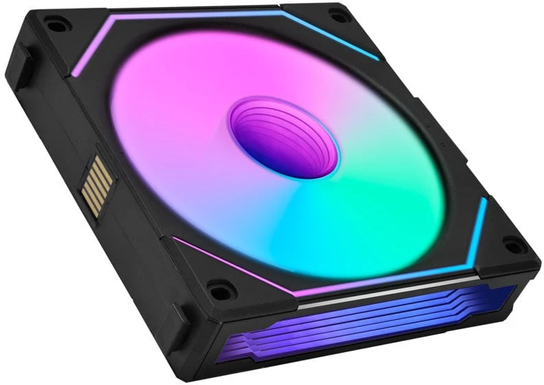 Lian Li O11 Dynamic EVO RGB PC Case Bundle, Mid-Tower, ARGB, Tempered Glass + 6x UNI FAN SL-INF Reverse Blade Fans - Juodas