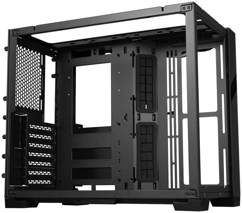 Lian Li O11 Dynamic Mini + Mini Riser plokštė - PCIe 4.0, juoda