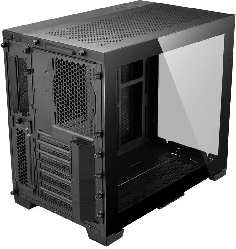 Lian Li O11 Dynamic Mini + Mini Riser plokštė - PCIe 4.0, juoda