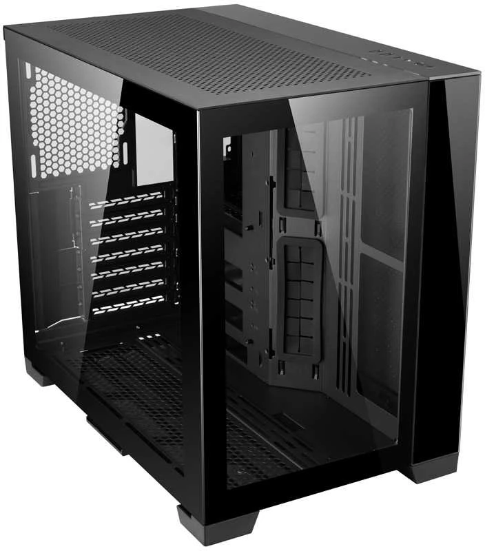 Lian Li O11 Dynamic Mini + Mini Riser plokštė - PCIe 4.0, juoda