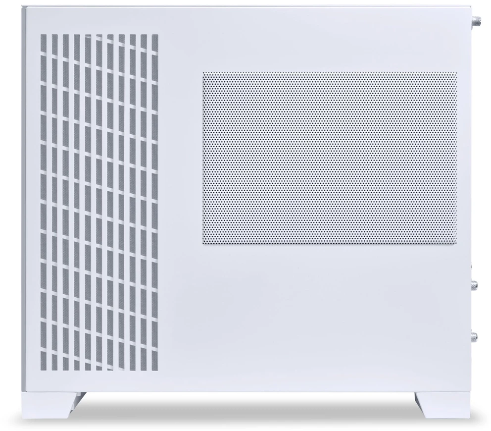 Lian Li O11 Dynamic Mini V2 - baltas - 5x UNI FAN SL-INF 120 ARGB Reverse Blade PWM fans - 120mm