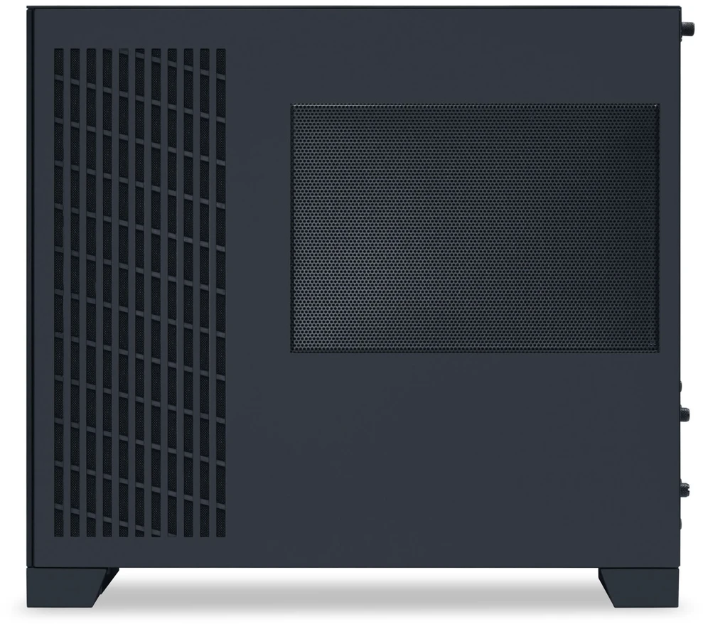 Lian Li O11 Dynamic Mini V2 "Flow" UNI FAN SL INF Edition - juodas - 5x UNI FAN SL-INF 120 ARGB Reverse Blade PWM fans - 120mm (Including controller)