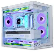 Lian Li O11 Dynamic Mini V2 "Total Flow" UNI FAN SL INF Edition - baltas (su valdikliu)