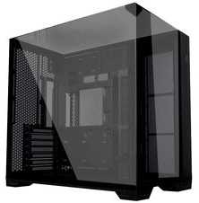 Lian Li O11 Vision Compact PC-Gehäuse Bundle + HydroShift II LCD-S 360TL AiO + 3x UNI FAN SL-INF 120 Reverse Blade Lüfter - juodas