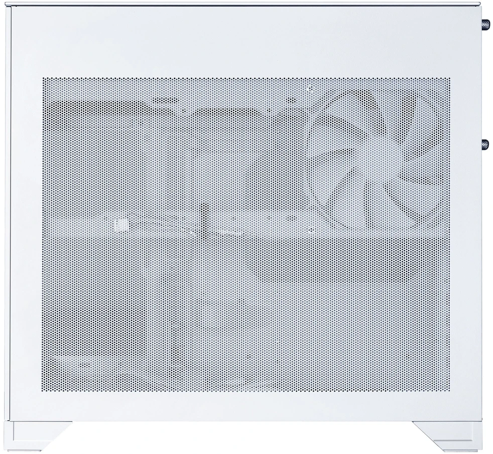 Lian Li O11 Vision-M kompiuterio korpusas, Micro-ATX, grūdintas stiklas – Baltas