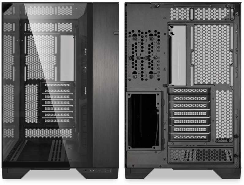 Case PC Lian Li O11 Vision Midi-Tower - Vetro Temperato, Nero Per Gaming E Build - Foto 11