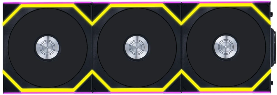 Lian Li O11D EVO RGB, Tempered Glass - juodas + UNI FAN SL Wireless ARGB PWM Fans, 3-pack including controller - 120mm