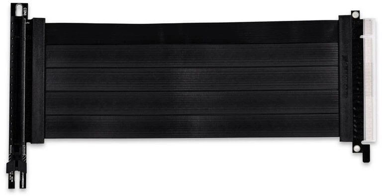 Lian Li O11DMINI-1W-4 Mini Riser Card + PCI slot bracket – PCIe 4.0, 200mm, baltos spalvos