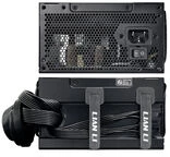 Lian Li RB serijos 80 PLUS Bronze maitinimo šaltinis, pusiau modulinis, PCIe 5.1, ATX 3.1 × 750 vatų, juodas