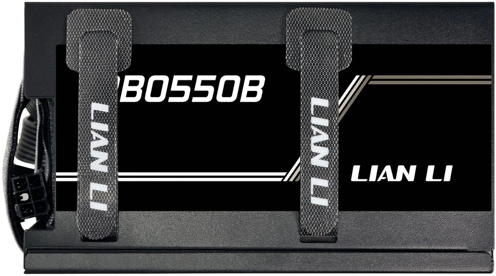 Lian Li RB serijos 80 PLUS Bronze maitinimo šaltinis, pusiau modulinis, ATX 3.1 "550 W", juodas