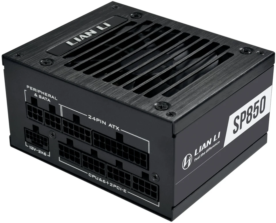 Lian Li SP850 V2 Gold maitinimo šaltinis, modulinis, ATX 3.1 "850 W", juodas