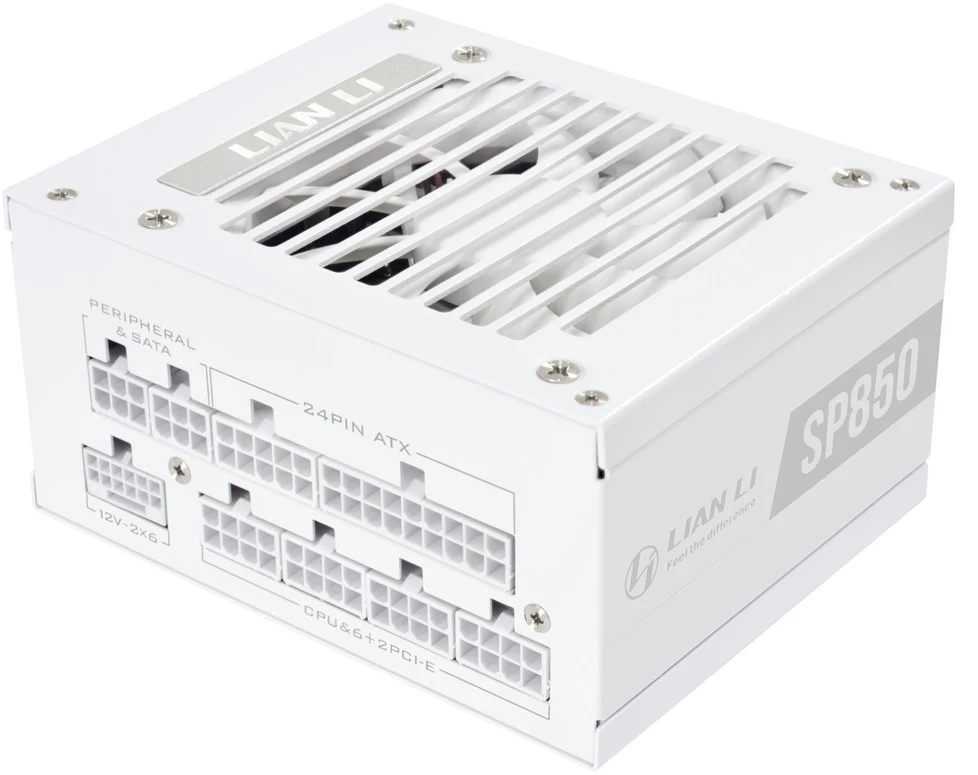 Lian Li SP850 V2 Gold maitinimo šaltinis, modulinis, ATX 3.1 "850 W", baltas