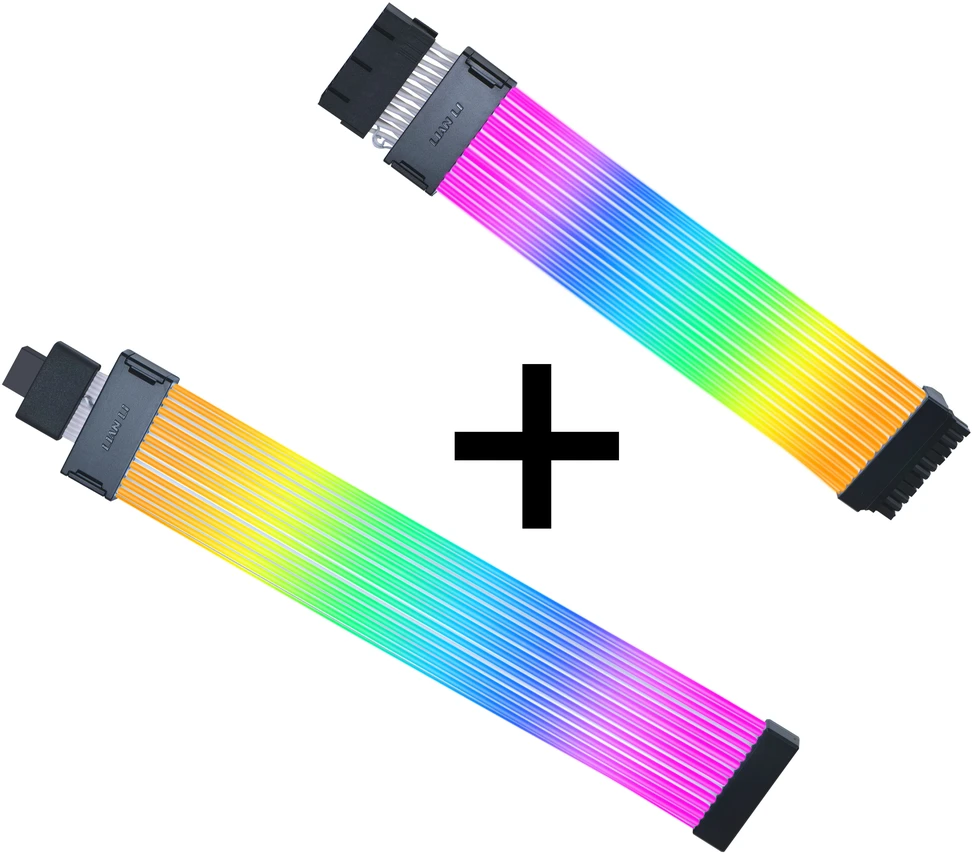 Lian Li Strimer Wireless 24-Pin RGB Motherboard Cable + Controller + Strimer Wireless 12V-2x6 GPU Cable Wide