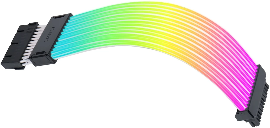 Lian Li Strimer Wireless 24-Pin RGB Motherboard Cable + Controller + Strimer Wireless 12V-2x6 GPU Cable Wide