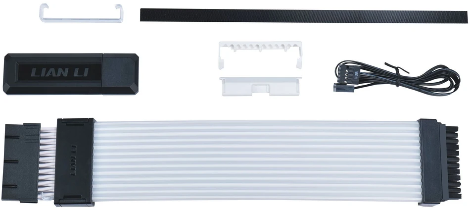 Lian Li Strimer Wireless 24-Pin RGB Motherboard Cable + Controller + 2x 8-Pin CPU Cables