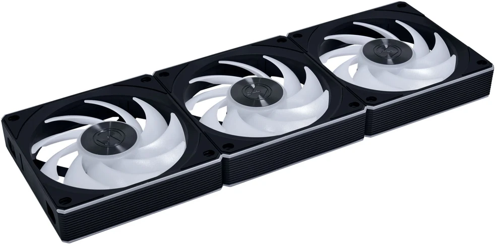 Lian Li UNI FAN CL FLEX belaidis PWM ventiliatorius, ARGB – 120 mm, juodas, 3 vnt. rinkinys