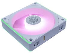 Lian Li UNI FAN CL FLEX belaidis PWM ventiliatorius, ARGB – atvirkštinės mentės, 120 mm, baltas, 3 vnt. komplektas su valdikliu