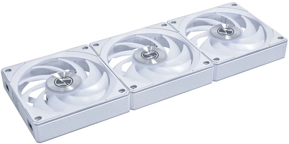 Lian Li UNI FAN CL Wireless korpuso ventiliatorius, 3er-Pack – 120mm, baltos spalvos