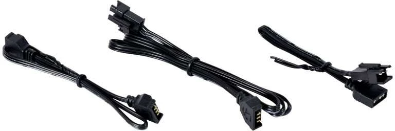 Lian Li UNI FAN P28 Side ARGB Strip, Triple Pack – juodos spalvos