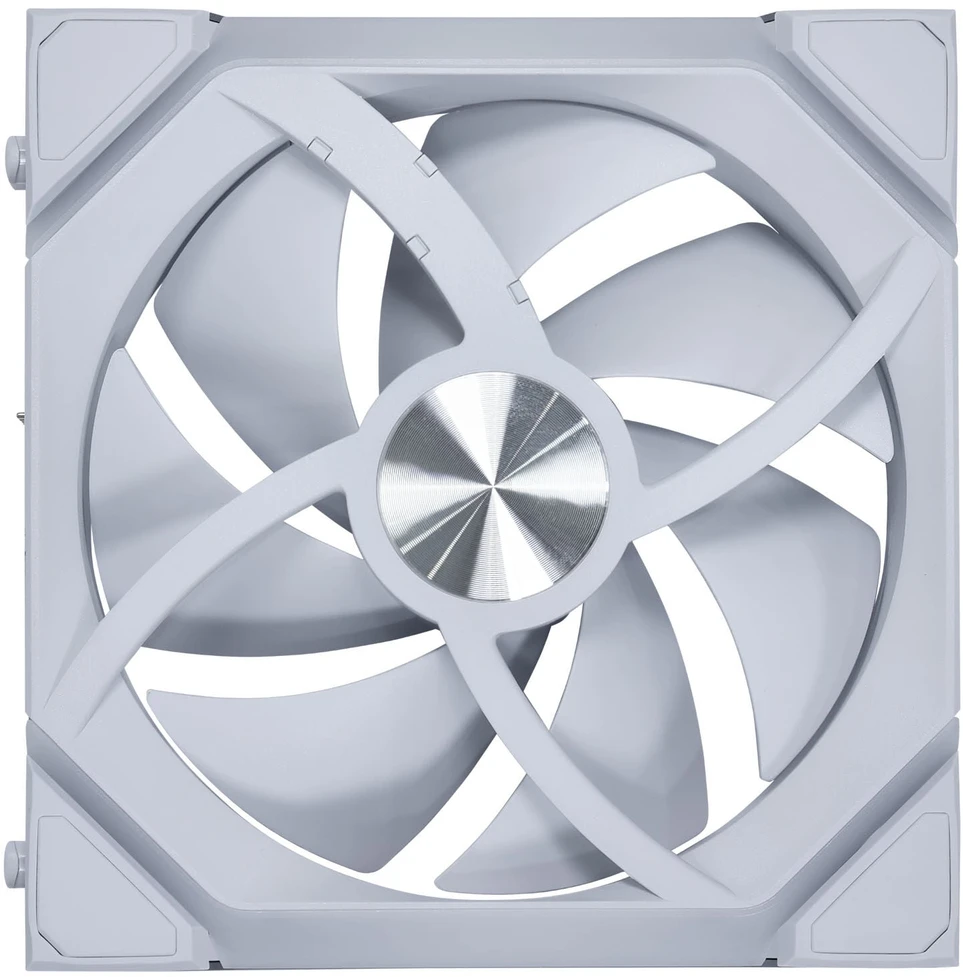Lian Li UNI FAN SL FLEX belaidis PWM ventiliatorius, ARGB, Infinity Mirror – atvirkštinė mentė, 120 mm, baltas (LULI-198)