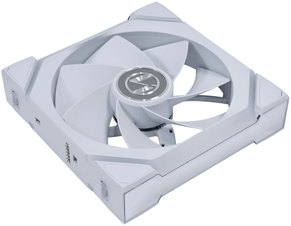 Lian Li UNI FAN SL FLEX belaidis PWM ventiliatorius, ARGB, Infinity Mirror – atvirkštinė mentė, 120 mm, baltas (LULI-198)