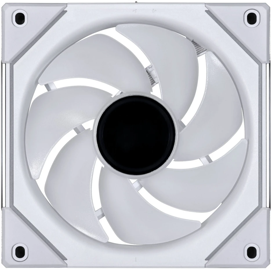 Lian Li UNI FAN SL-INF 120 ARGB PWM Fans, 3-pack including controller - 120mm, baltas + 1x UNI FAN SL-INF 120 ARGB PWM Fan - 120mm