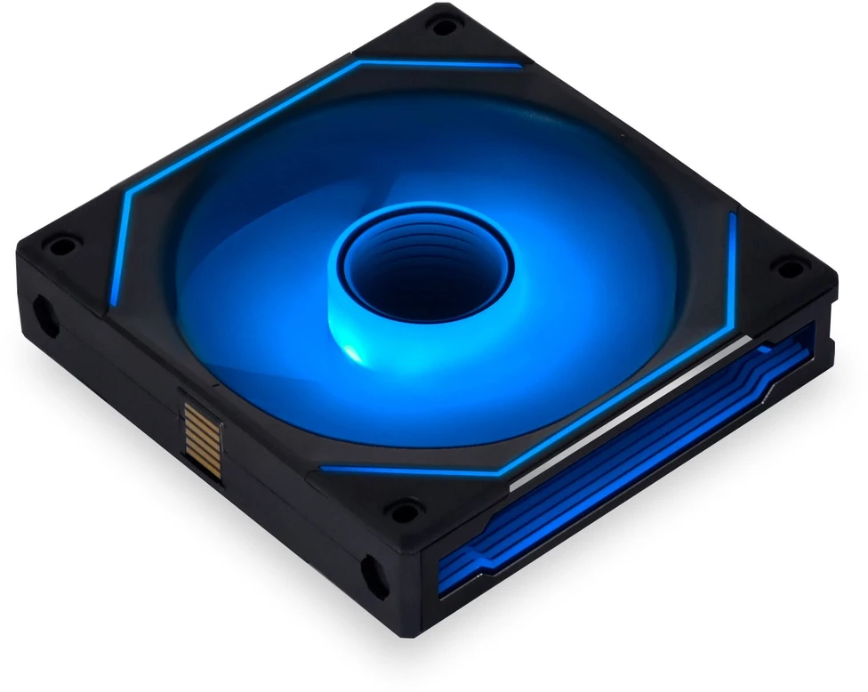 Lian Li UNI FAN SL-INF 120 ARGB PWM Fan, 3-pack including controller - 120mm, juodas + 1x UNI FAN SL-INF 120 ARGB PWM Fan - 120mm