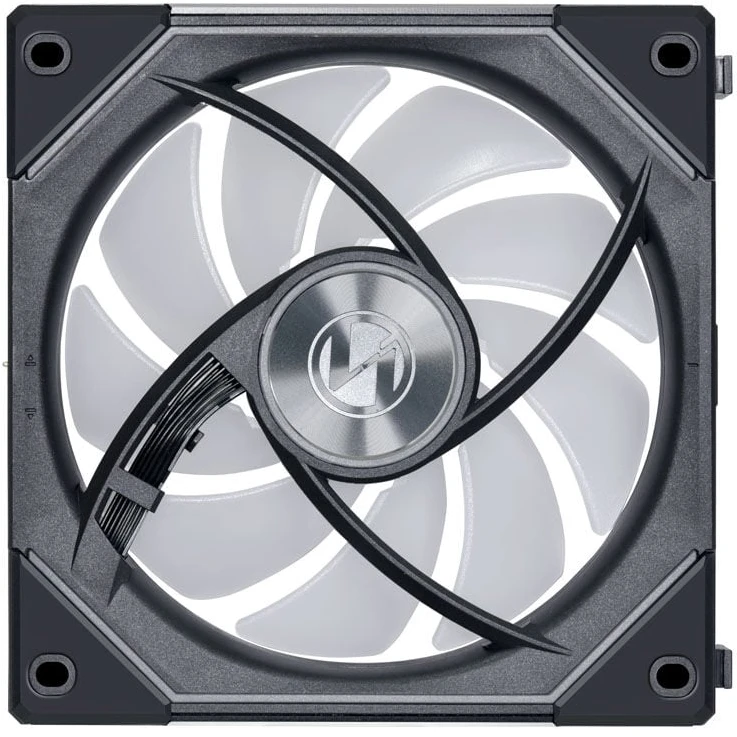 Lian Li UNI FAN SL-INF 120 ARGB Reverse Blade PWM korpuso ventiliatorius- 120mm, juodos spalvos