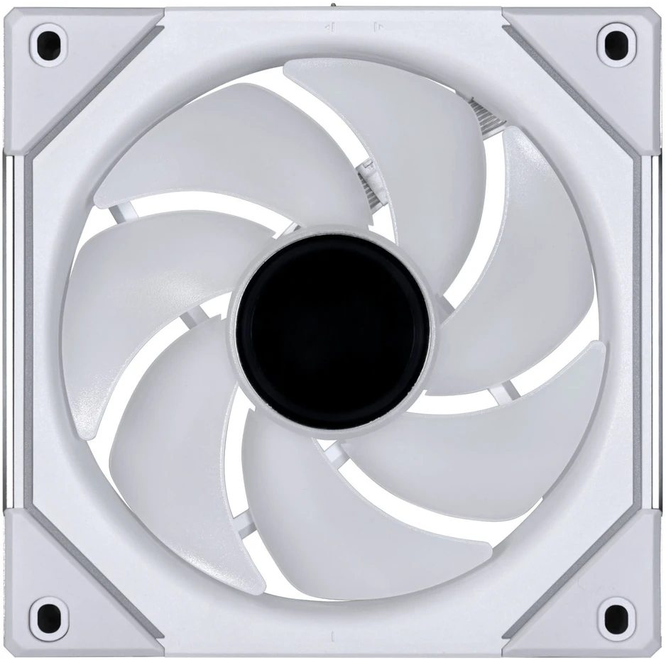 Lian Li UNI FAN SL-INF 120 ARGB Reverse Blade PWM Fan, 3-pack including controller - 120mm, baltas + 1x UNI FAN SL-INF 120 ARGB PWM Fan, 120mm