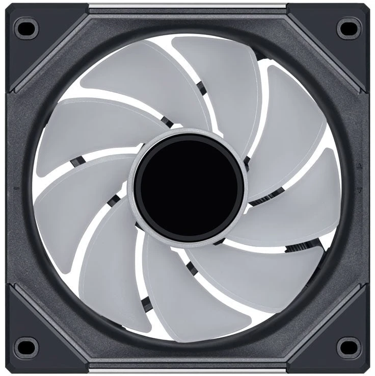 Lian Li UNI FAN SL-INF 120 ARGB Reverse Blade PWM Fan, 3-Pack Single Fans (Without Controller) - 120mm, Juodas