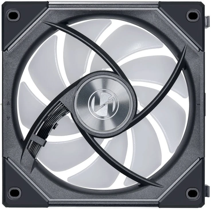 Lian Li UNI FAN SL-INF 120 ARGB Reverse Blade PWM Fan, 3-Pack Single Fans (Without Controller) - 120mm, Juodas
